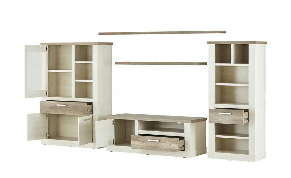 Wohnwand Viareggio, geöffnet