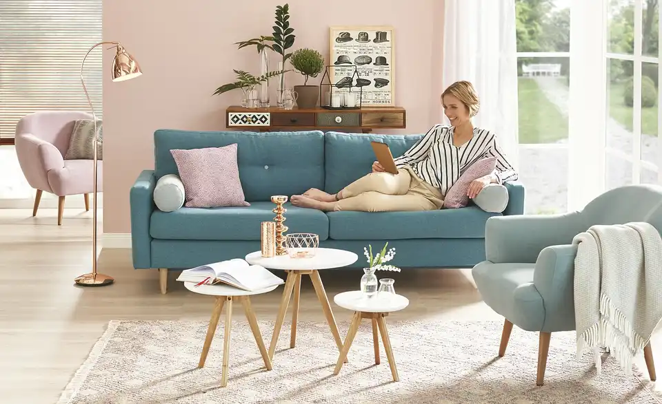 Beistelltisch-Set 3-teilig, in Wohnsituation