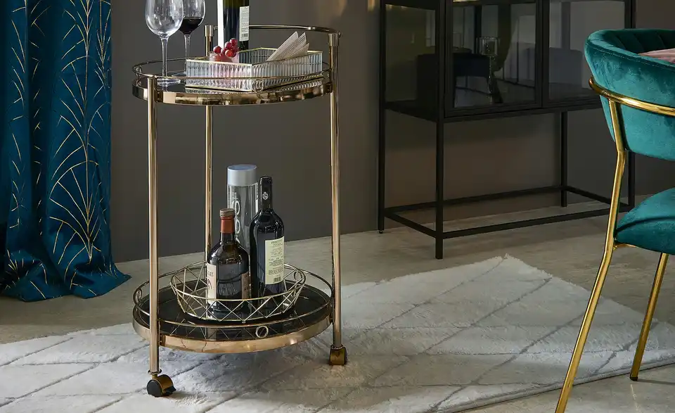 Servierwagen Sykia, in Wohnsituation