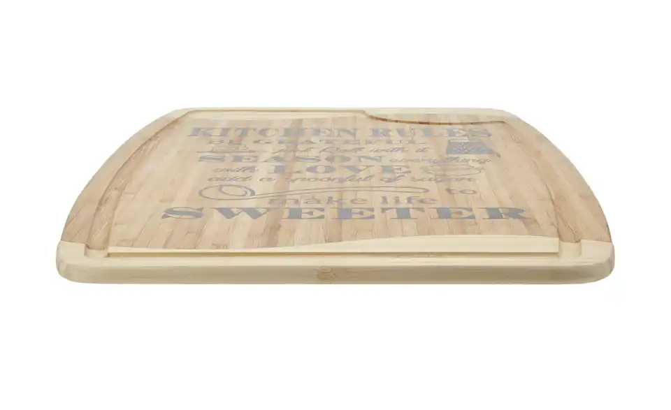 for friends Bambus-Schneidebrett, Profilansicht