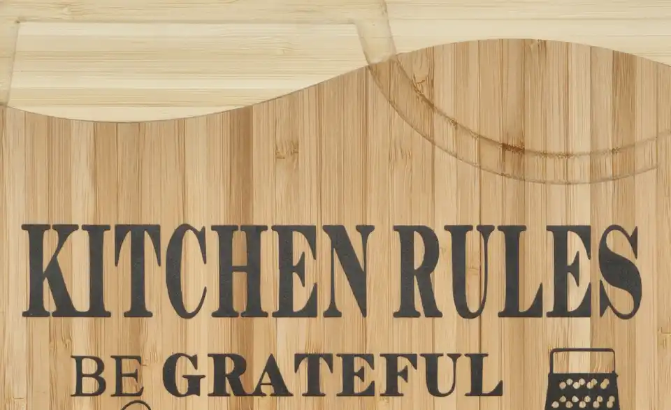 for friends Bambus-Schneidebrett, Detailansicht