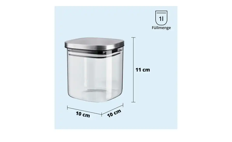 KHG Aufbewahrungsglas, Bild mit Text