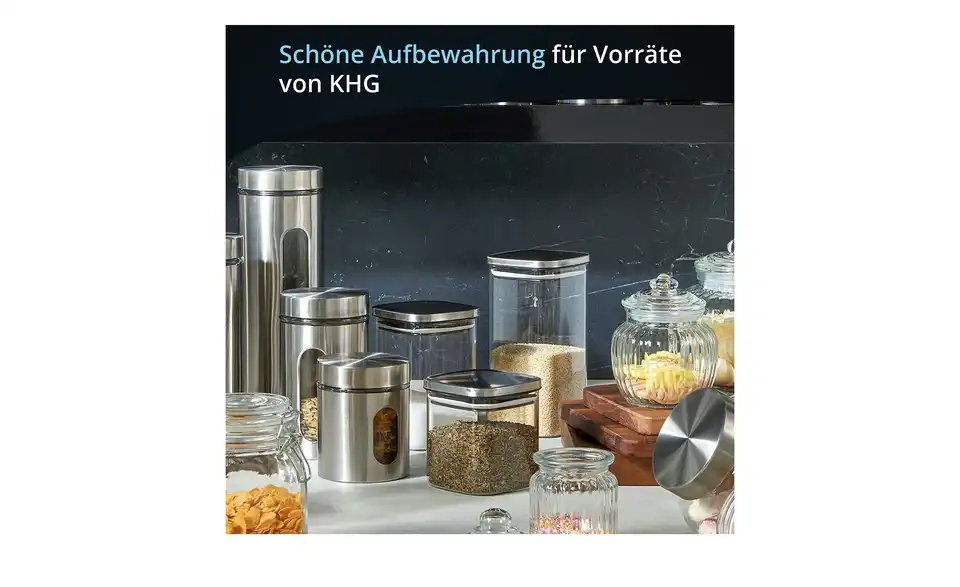 KHG Aufbewahrungsglas, Bild mit Text