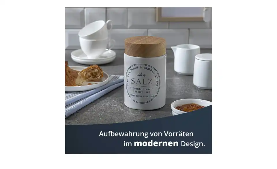 KHG Aufbewahrungsdose Salz, Bild mit Text
