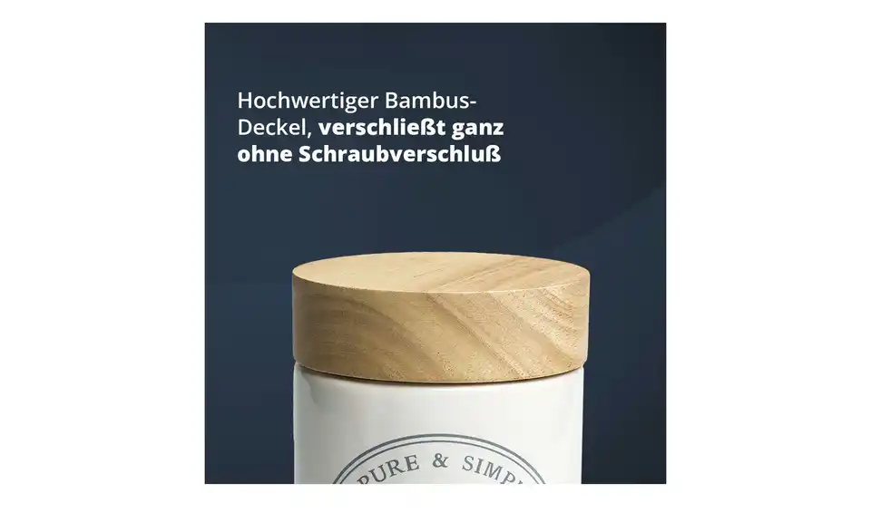 KHG Aufbewahrungsdose Salz, Bild mit Text