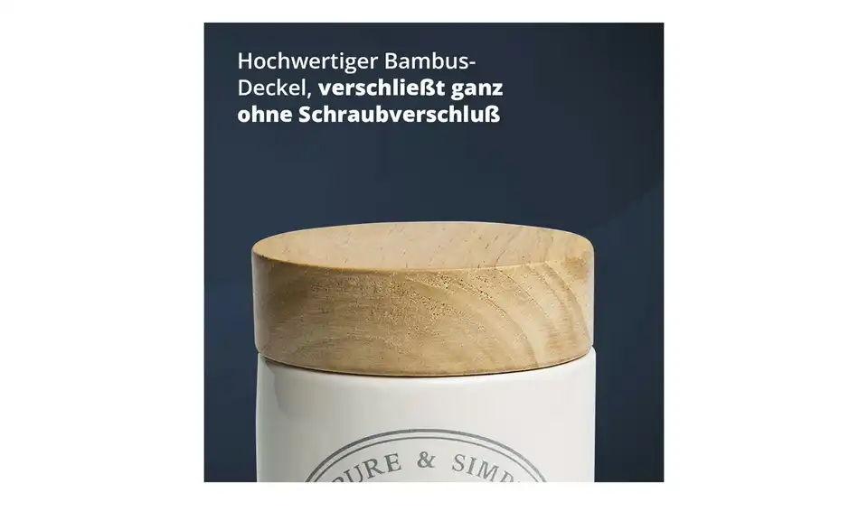 KHG Aufbewahrungsdose Kaffee, Bild mit Text