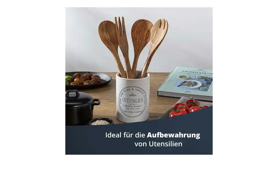 KHG Utensilienhalter, Bild mit Text