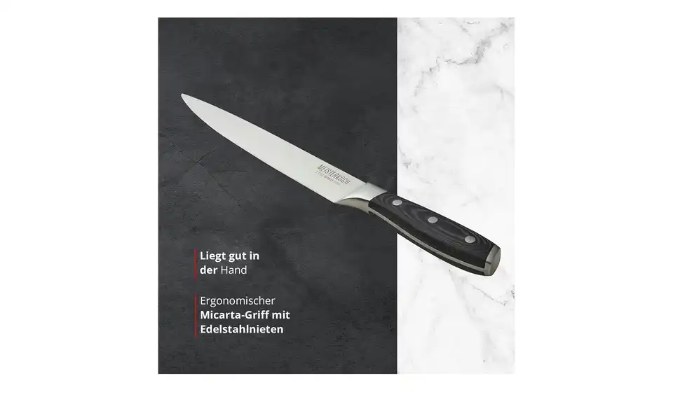 Meisterkoch Fleischmesser 20 cm PRIMUS, Bild mit Text