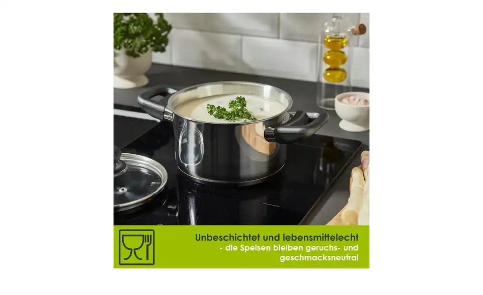 levelone Kochtopf 16 cm, Bild mit Text