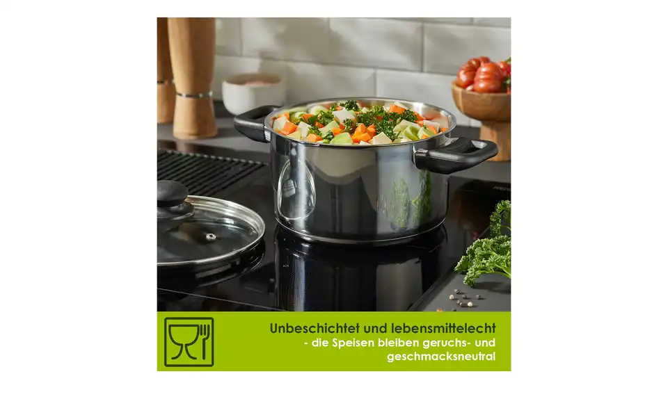 levelone Kochtopf 20 cm, Bild mit Text