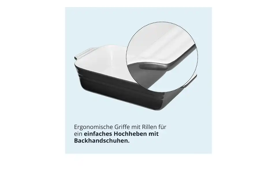 KHG Auflaufform, Bild mit Text