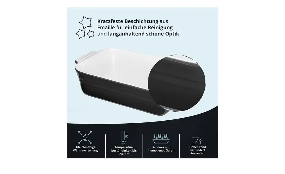 KHG Auflaufform, Bild mit Text