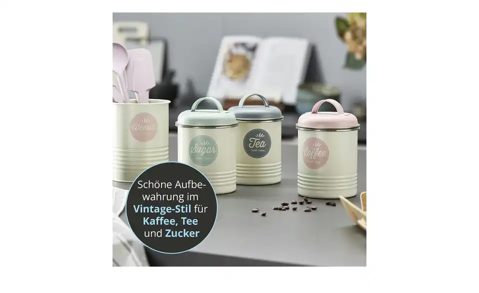 for friends Metalldose Zucker, Bild mit Text