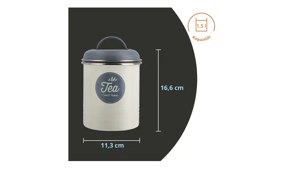 for friends Metalldose Tee, Bild mit Text