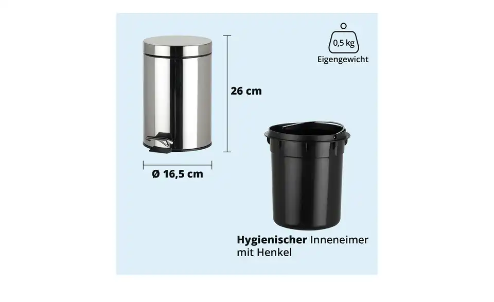 KHG Kosmetikeimer, Bild mit Text