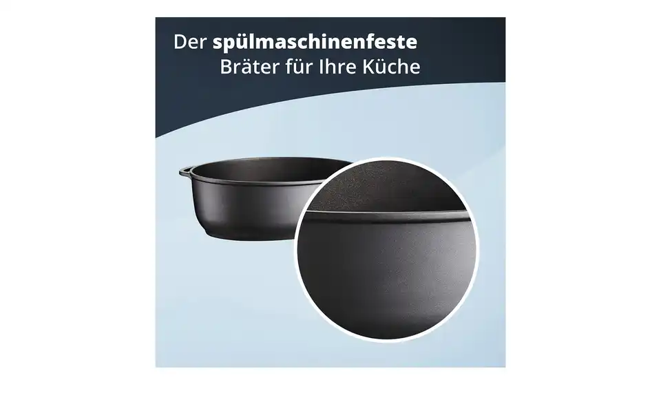 KHG Aromabräter aus Aluguss, Bild mit Text