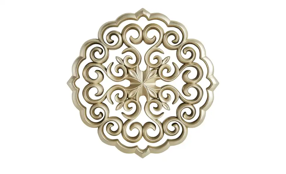 Wandornament, Frontansicht