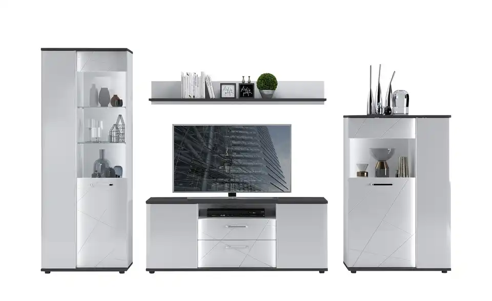 Highboardvitrine Venezia, Frontansicht