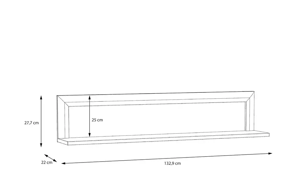 Wandboard Sevilla, Bemaßung