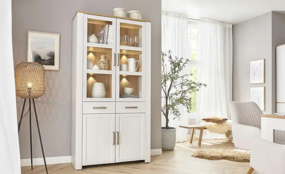 Doppelvitrine Bohol, in Wohnsituation