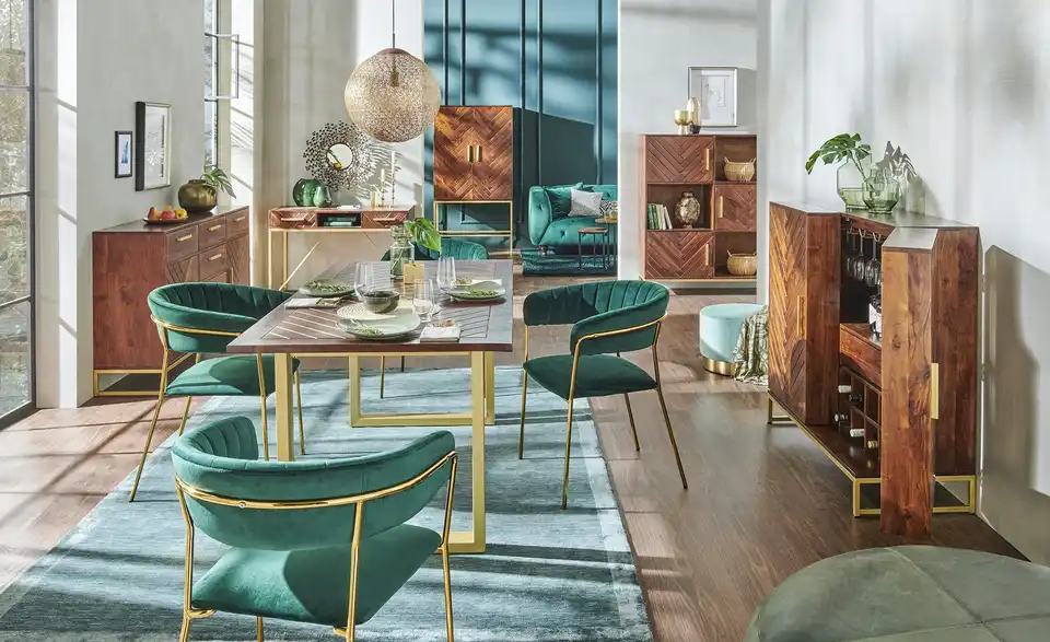 Schreibtisch Calatria, in Wohnsituation