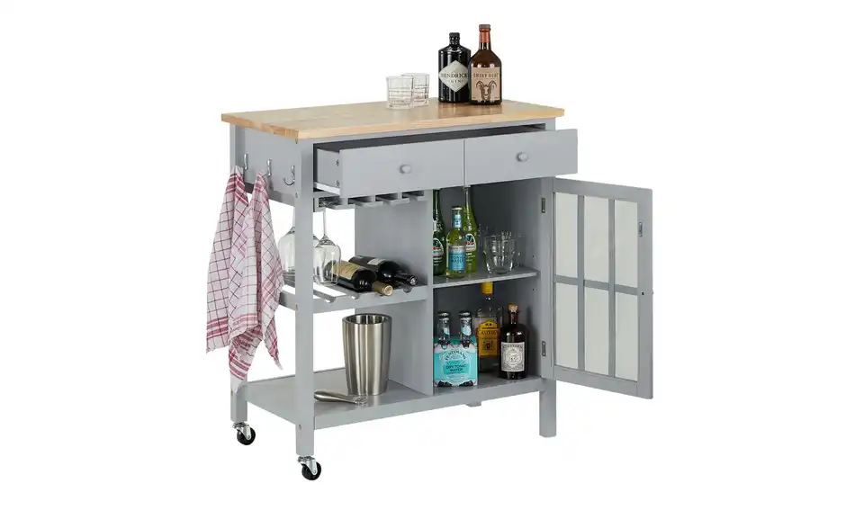 Servierwagen Thasos, geöffnet