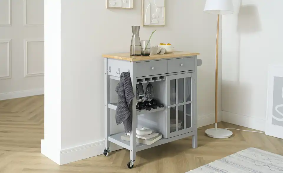 Servierwagen Thasos, in Wohnsituation