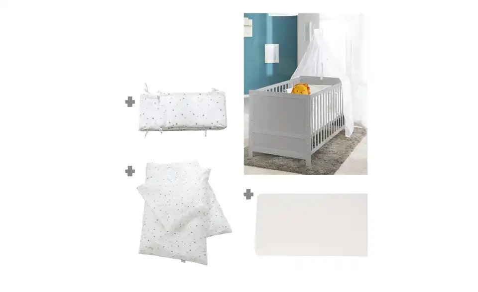 Roba Komplettbetset Sternenzauber weiß, Funktionsansicht