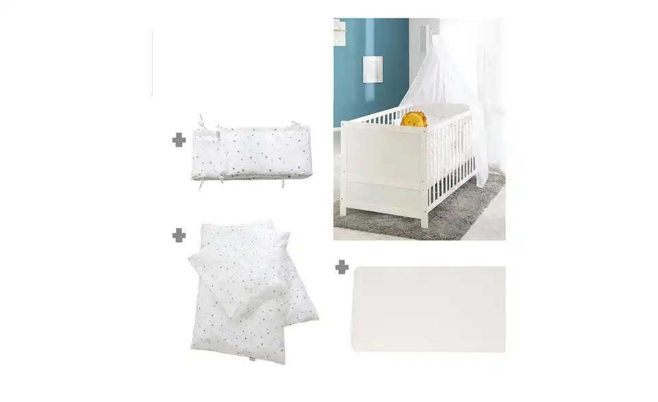 Roba Komplettset Sternenzauber grau, Funktionsansicht