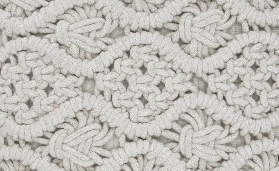 como Dekokissen Macrame-Optik, Detailansicht