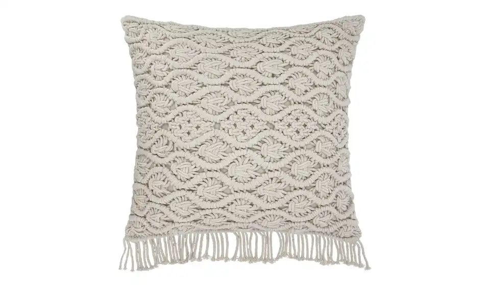 como Dekokissen Macrame-Optik, Frontansicht
