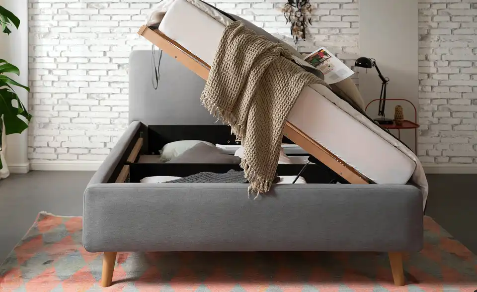 Polsterbettgestell Mattis, in Wohnsituation