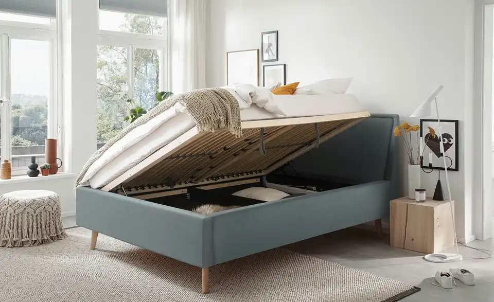 Polsterbett Fairford, in Wohnsituation