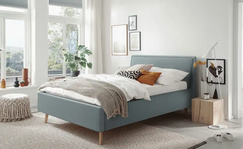 Polsterbett Fairford, in Wohnsituation