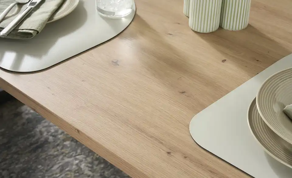 Ausziehbarer Esstisch Austin in verschiedenen Größen, Detailansicht