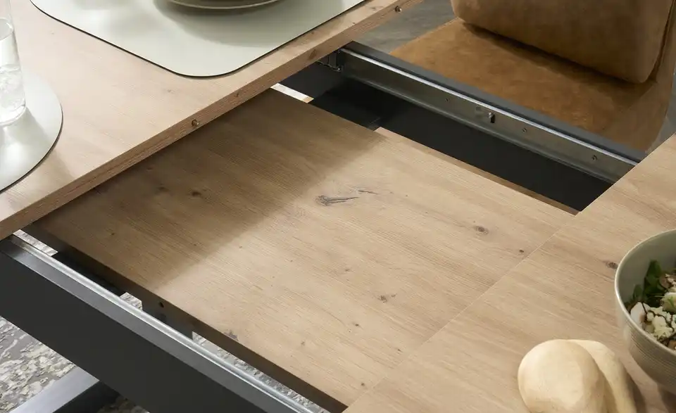 Ausziehbarer Esstisch Austin in verschiedenen Größen, Detailansicht