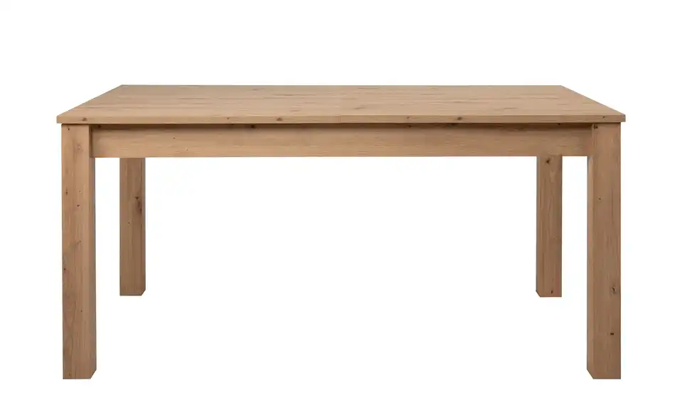 Ausziehbarer Esstisch Bergen 160 - 215 x 90 cm, Frontansicht