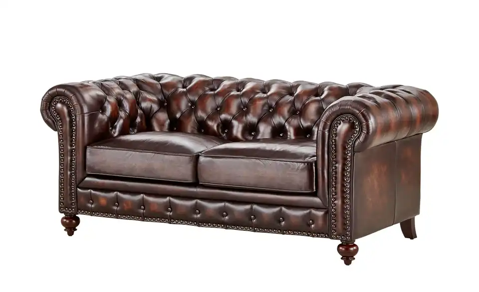 uno Ledersofa Chesterfield, Perspektive
