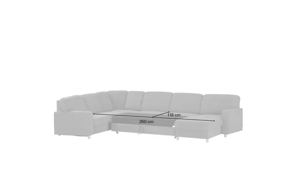 Wohnlandschaft Valencia, Bemaßung