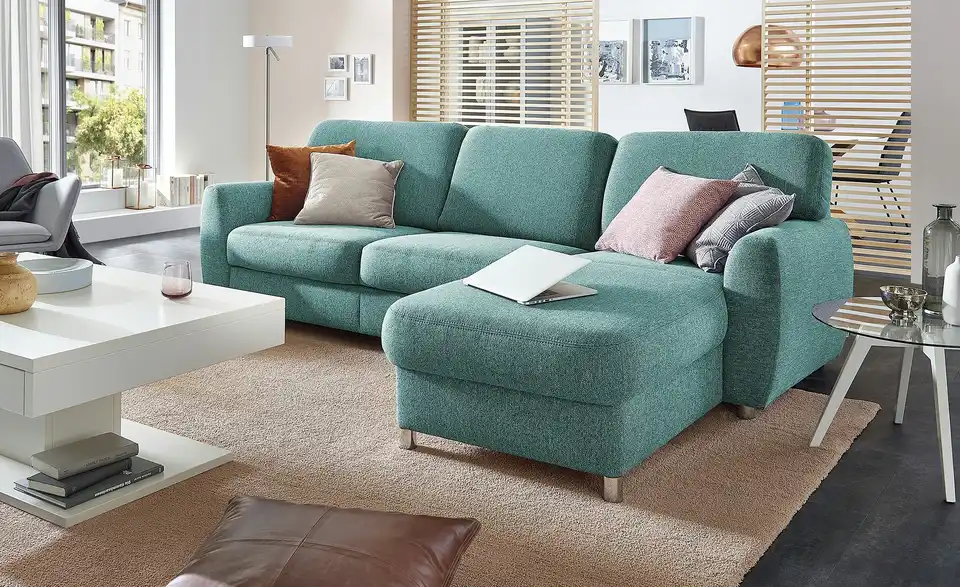 Ecksofa Valencia, in Wohnsituation