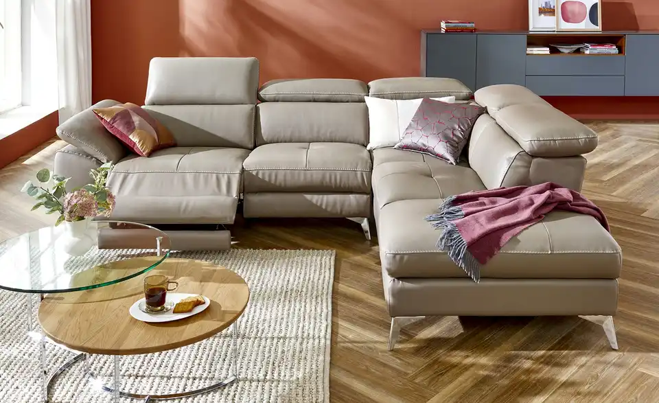 Ecksofa Danae, in Wohnsituation