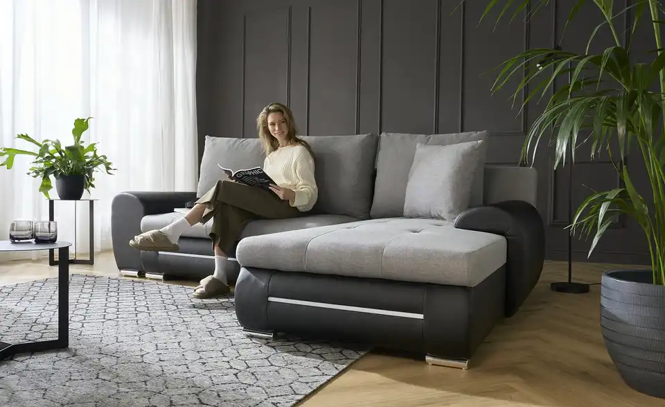 Ecksofa Emma, in Wohnsituation