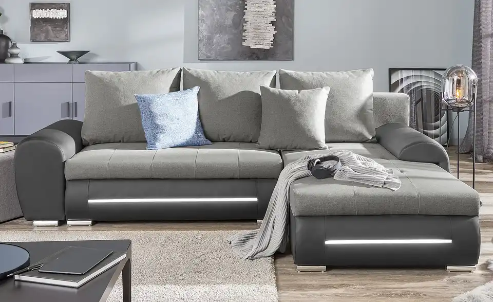 Ecksofa Emma, in Wohnsituation