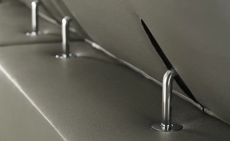 Leder-Ecksofa Danae klein, Detailansicht