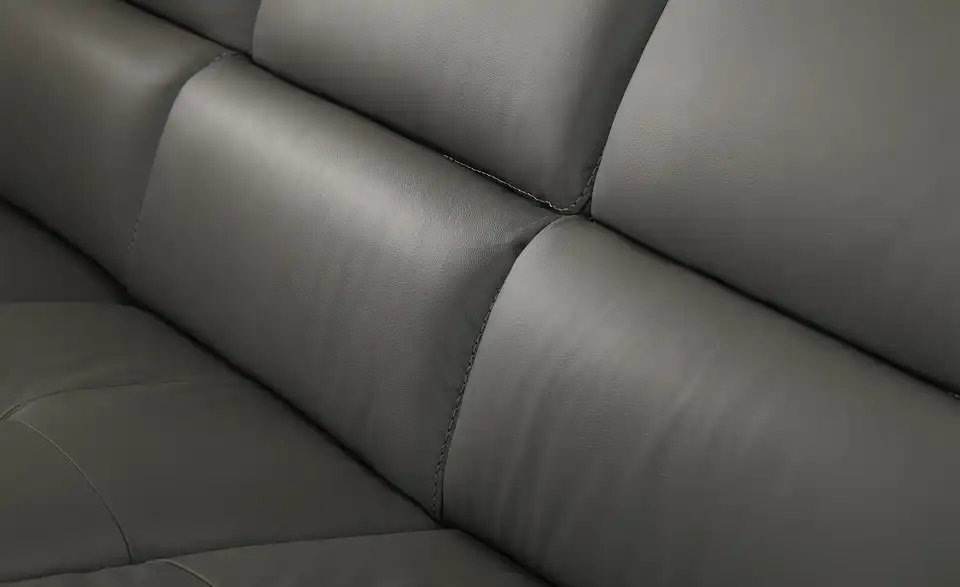 Leder-Ecksofa Danae klein, Detailansicht