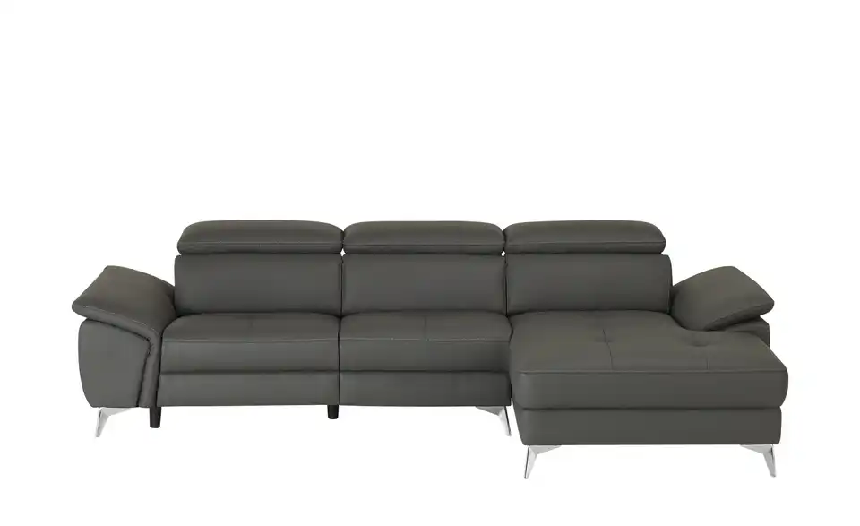 Leder-Ecksofa Danae klein, Frontansicht