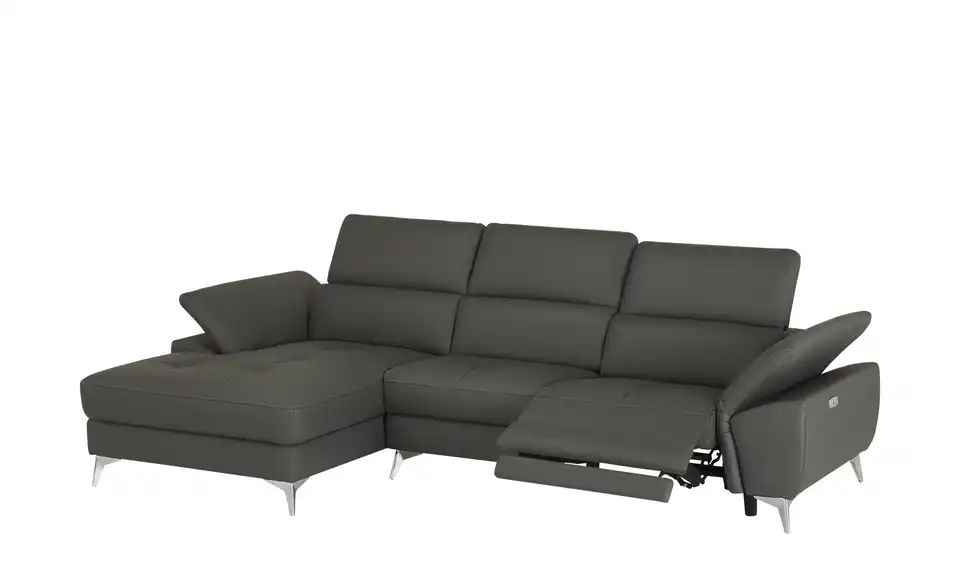 Leder-Ecksofa Danae klein, Funktionsansicht