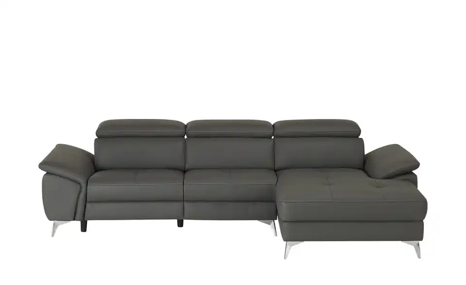 Leder-Ecksofa Danae klein, Frontansicht