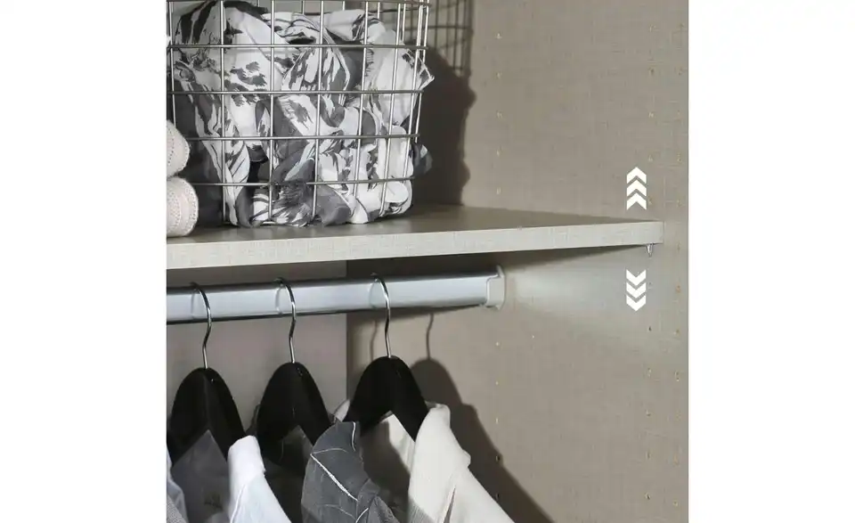 Schwebetürenschrank Quadra, Stoffstruktur