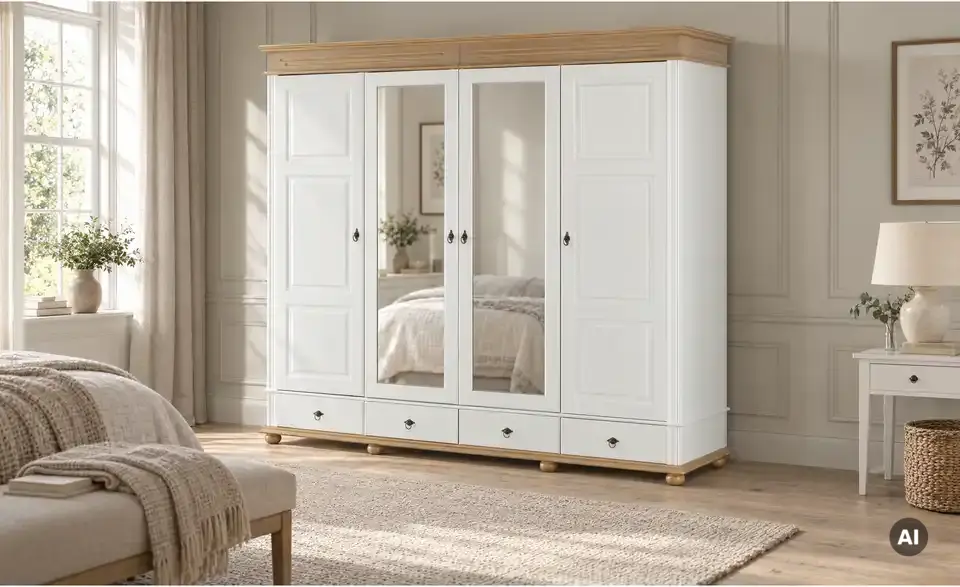 Drehtürenschrank Massetto, in Wohnsituation
